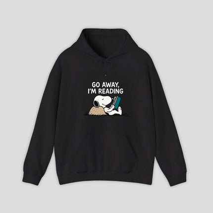 Go Away I'm Reading Snoopy Hoodie
