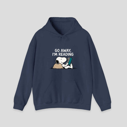 Go Away I'm Reading Snoopy Hoodie