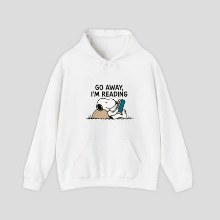 Go Away I'm Reading Snoopy Hoodie