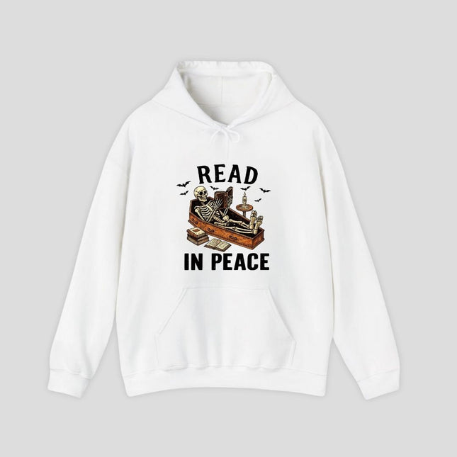 Read in Peace Skeleton Hoodie
