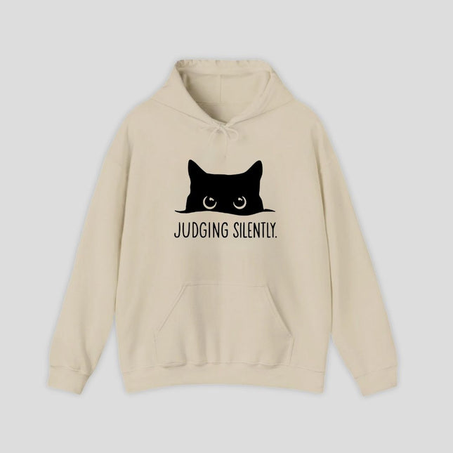 Judging Silently Cat Hoodie
