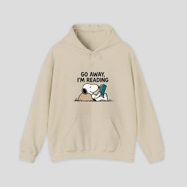 Go Away I'm Reading Snoopy Hoodie