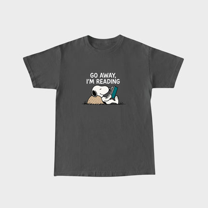 Go Away I'm Reading Snoopy T-Shirt