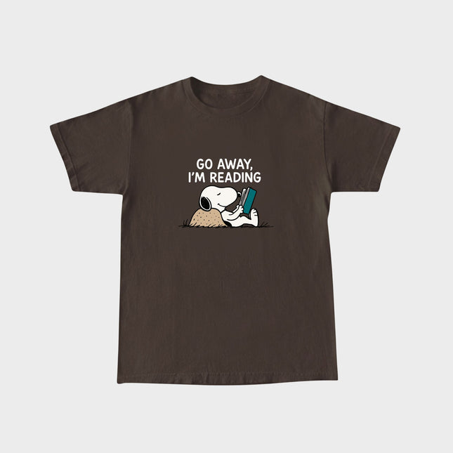 Go Away I'm Reading Snoopy T-Shirt