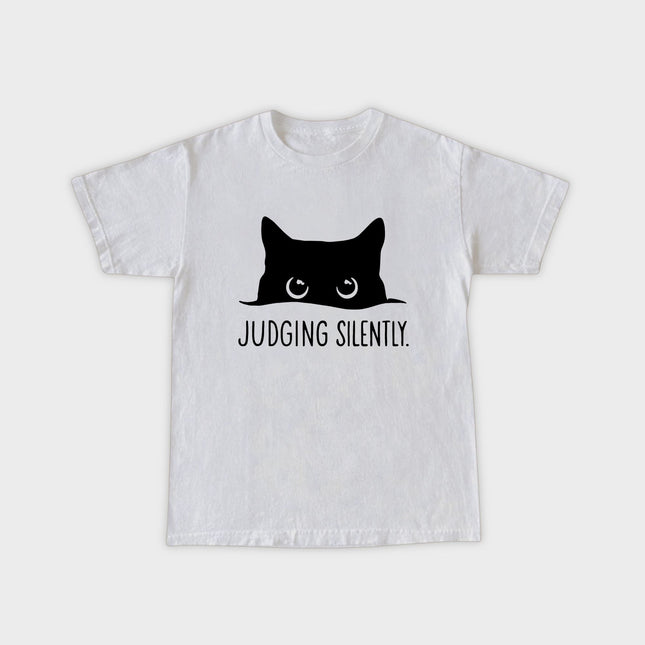 Judging Silently Cat T-Shirt