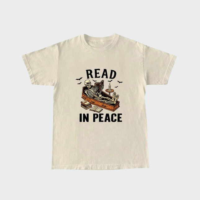 Read in Peace Skeleton T-Shirt