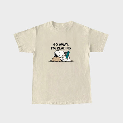 Go Away I'm Reading Snoopy T-Shirt