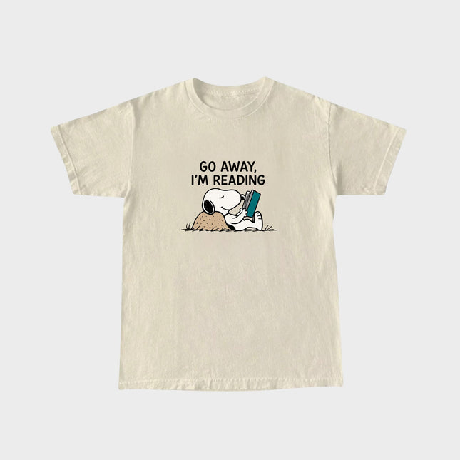 Go Away I'm Reading Snoopy T-Shirt